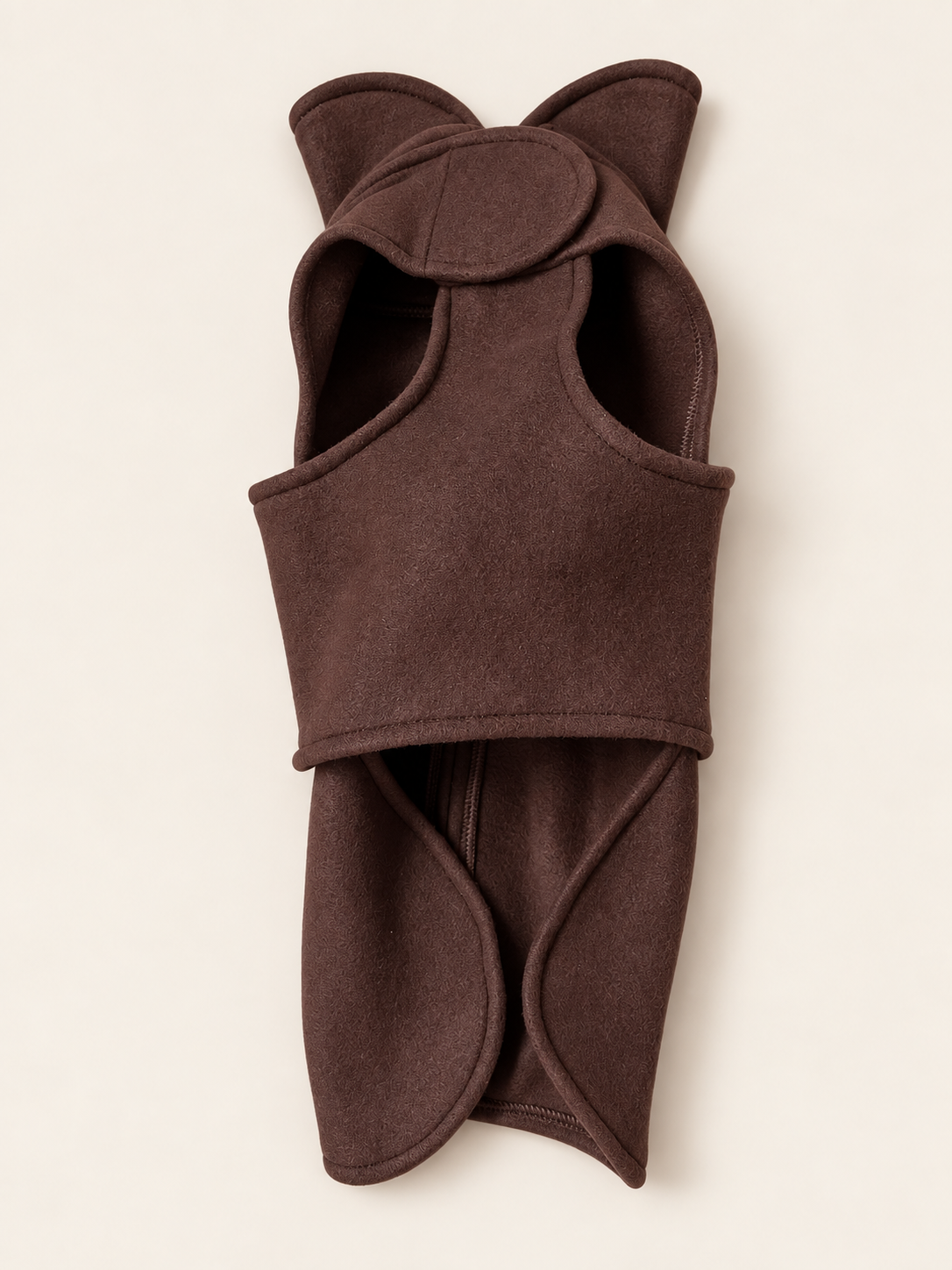 Fleecemantel Emil Dunkelbraun